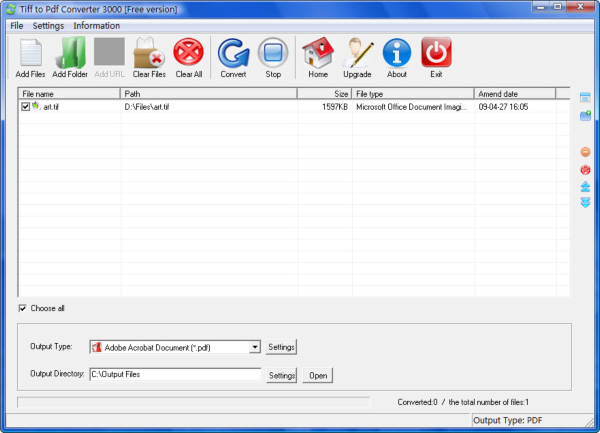 Tiff to Pdf Converter 3000