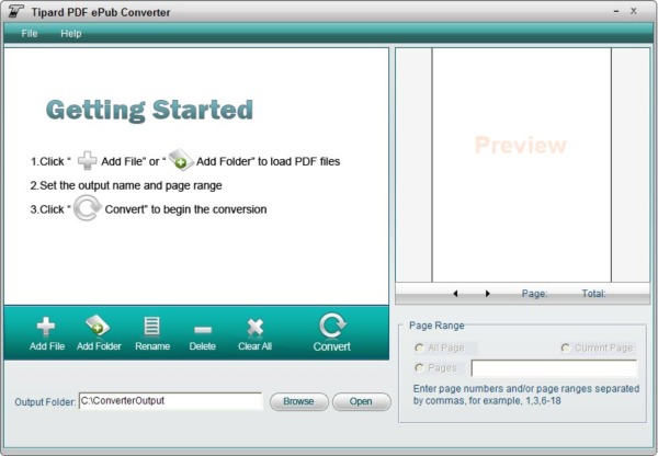 Tipard PDF ePub Converter