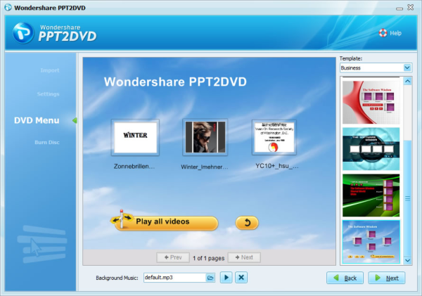 Wondershare PowerPoint2DVD