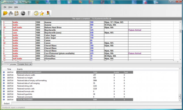 XLS Repair Tool