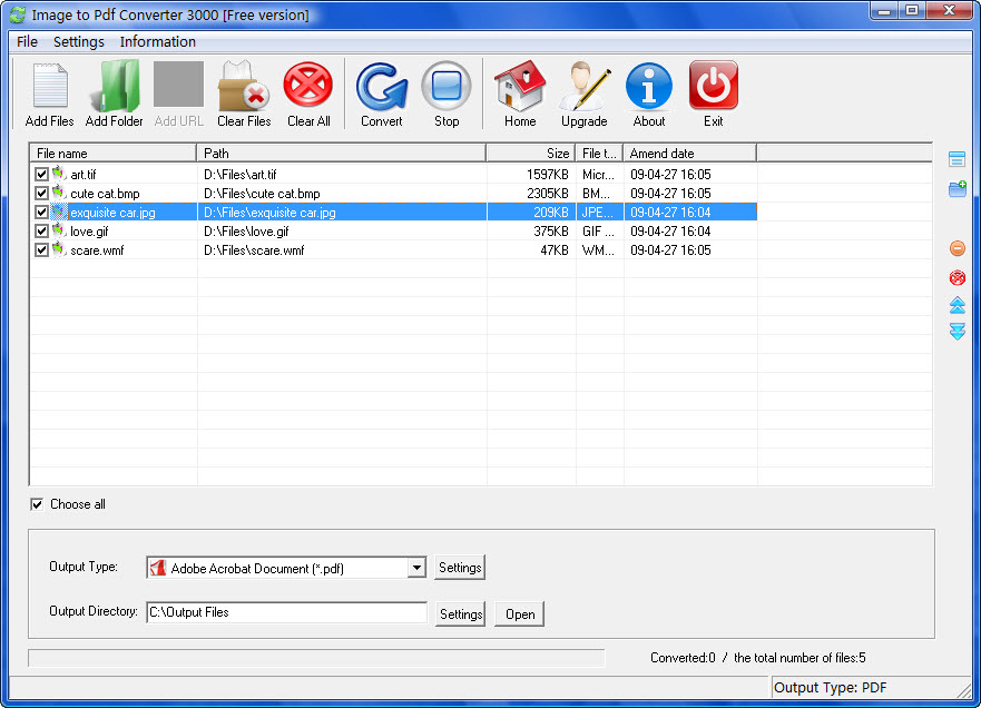 Image to Pdf Converter 3000 7.4 Freeware Download