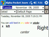 Alpha Pocket Journal