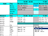 Create Student Class Schedules with Excel