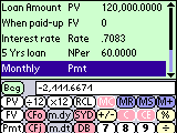 tApCalc Financial tape calculator(Palm)