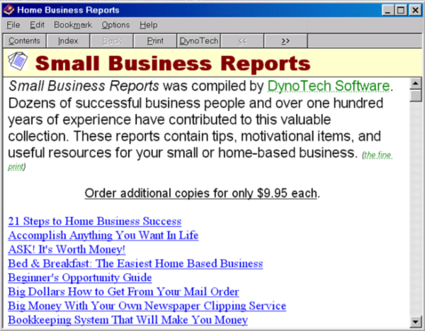 Business Reports