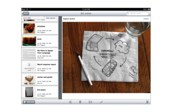 Evernote for iPad