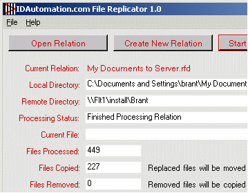 IDAutomation File Replicator