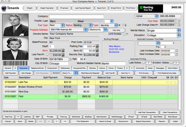 Landlord Report-Property Management Software