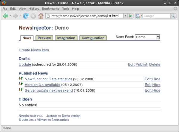 NewsInjector for Mac