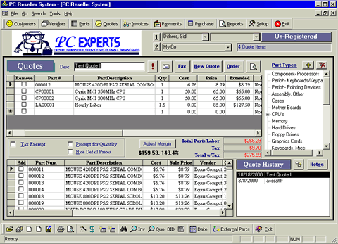 PC Reseller System