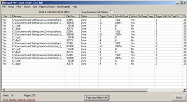 Rapid PDF Count