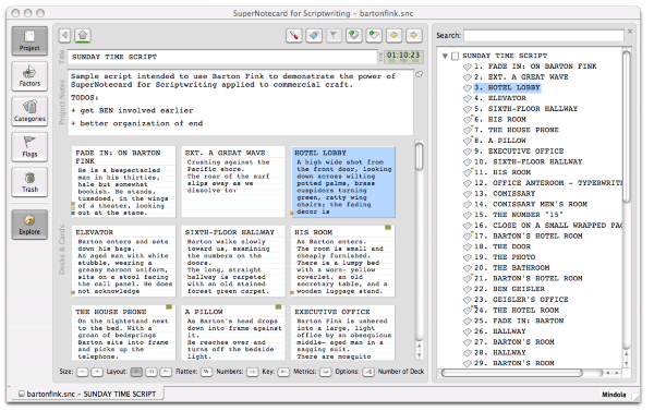 SuperNotecard for Scriptwriting