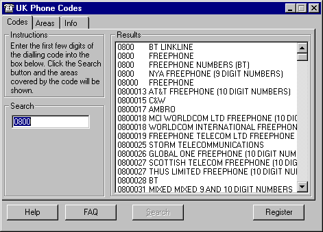 The UK Telephone Number Locator