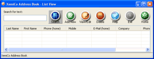 XemiCo Address Book