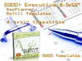 2011 Executive Calendar Refill Templates