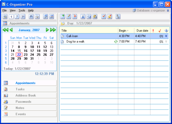 C-Organizer Pro