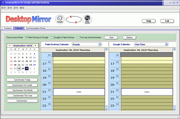 DesktopMirror for Google Palm Desktop