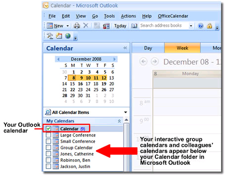 OfficeCalendar for Microsoft Outlook