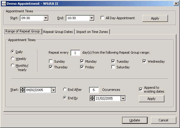 WS:Repeat Appointment