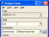 Employee Project Clock