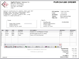 OrderGen Purchase Order Form