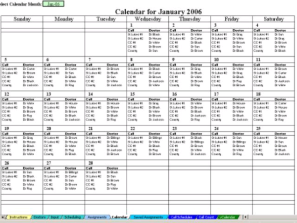 Automatic Doctors Calls with Excel