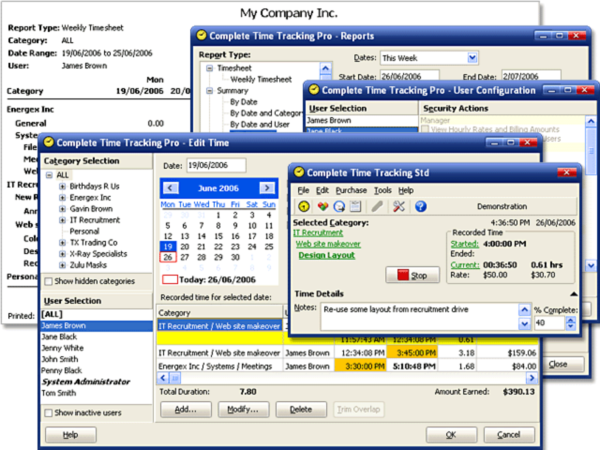 Complete Time Tracking Standard