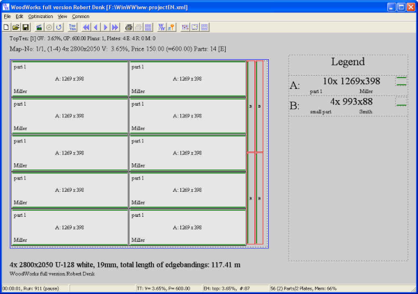 Cut Optimization WoodWorks