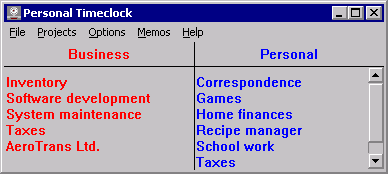 Personal Timeclock