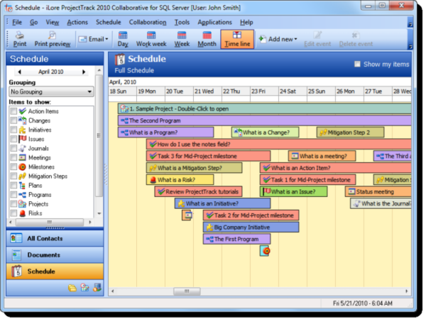 ProjectTrack SQL Server Edition