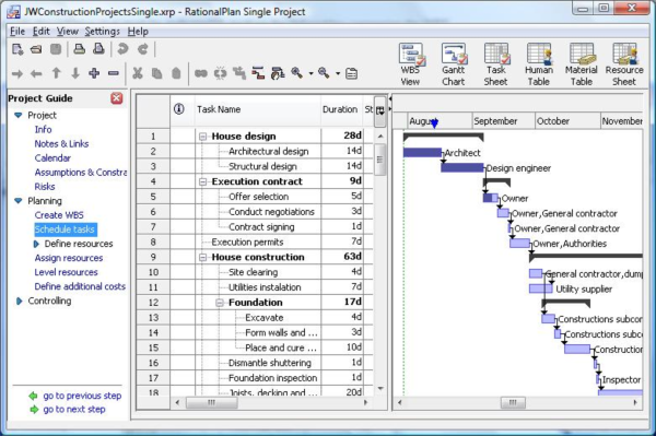 RationalPlan Single Project for Linux