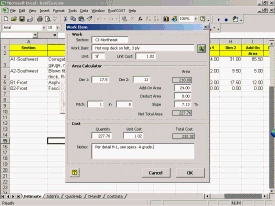 RoofCOST Estimator for Excel