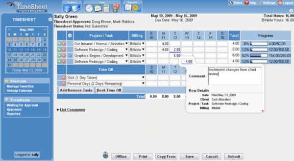 Web TimeSheet