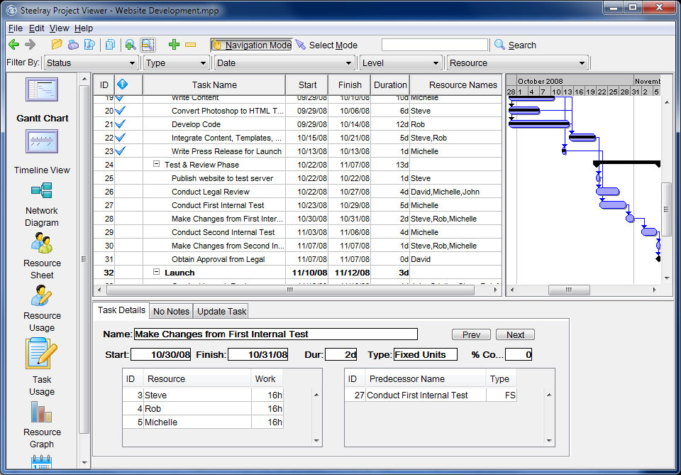 ms project file viewer