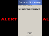 Blaser Emergency Alert Messaging System