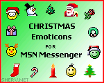 Christmas MSN Emoticons