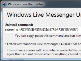 Windows Live Messenger Uninstaller