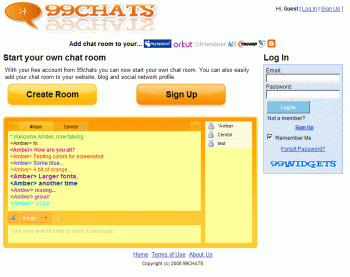 99Chats - free flash chat