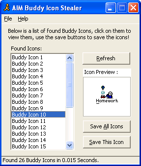 AIM Buddy Icon Stealer