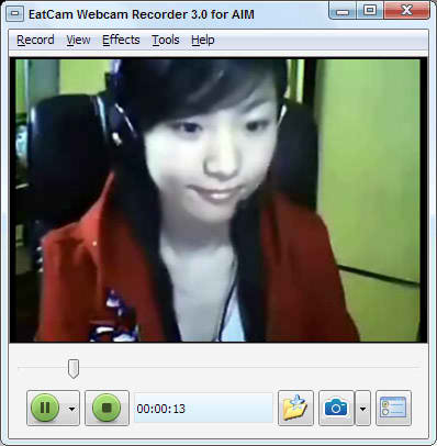EatCam Webcam Recorder for AIM