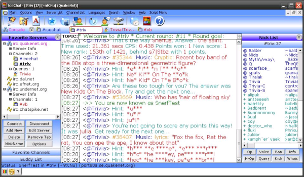 IceChat IRC Client