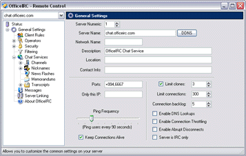 OfficeIRC Server