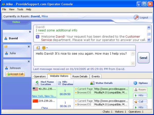 ProvideSupport: Live Chat for Website