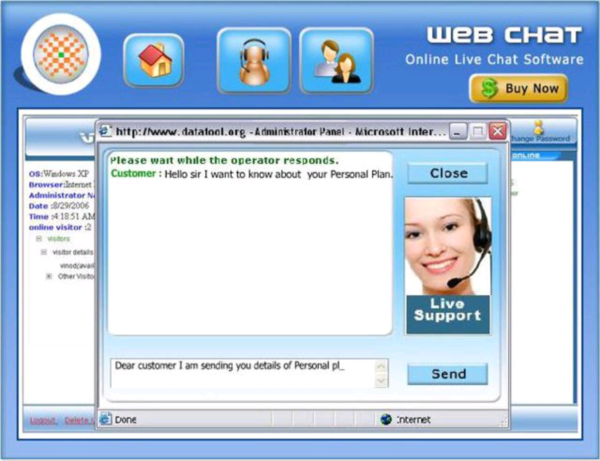 Single Operator Webchat Program