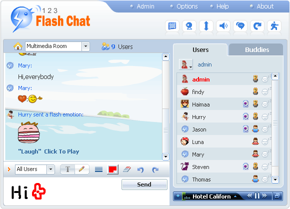 123 flash chat full version