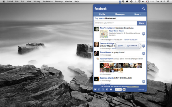 FaceTab for Mac