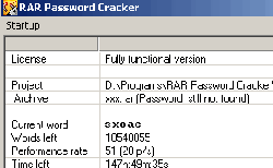 RAR Password Cracker
