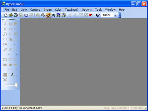 HyperSnap Main Window
