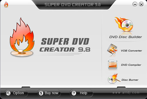 SuperDVD Main Window