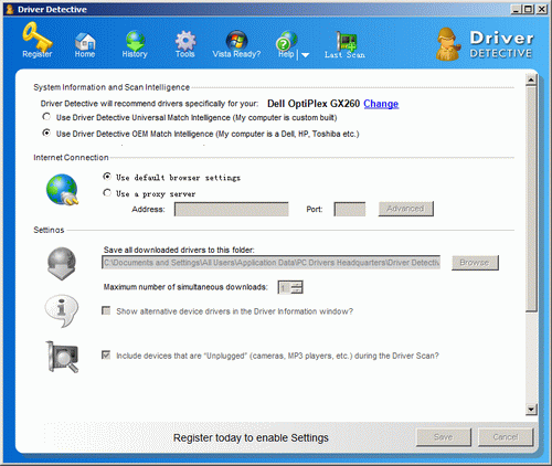 Tools Dialog